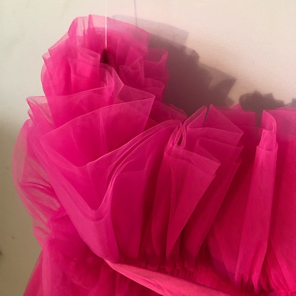 Pink Ruffle Dress - Picture 2 of 6